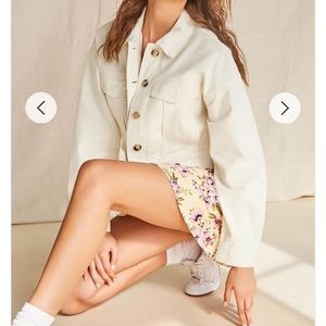 White denim jacket